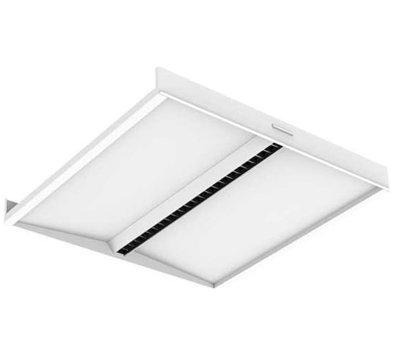 Изображение товара Светодиодный светильник VARTON SOFT/OT Comfort офисный встраиваемый 595x595x50 мм 30 ВТ 3000 K IP20 отраженного света, угол 65 градусов, UGR <15 V1-A0-O0558-10000-2003030