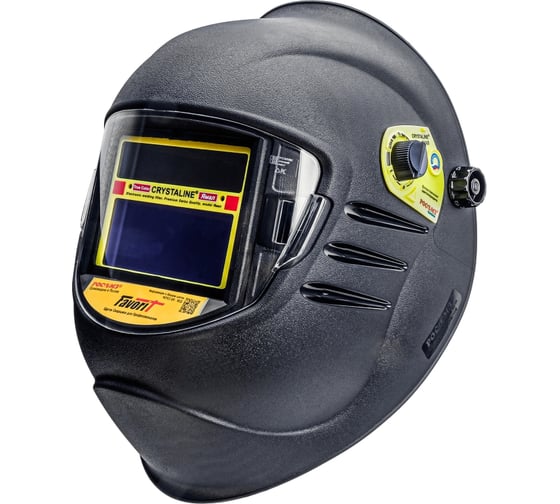 Изображение товара Щиток защитный лицевой сварщика РОСОМЗ НН12 CRYSTALINE ЯМАЛ FavoriT с комплектом адаптеров 51245-2