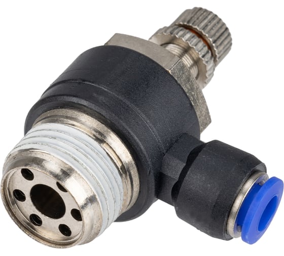 Изображение товара Угловой регулятор расхода воздуха с обратным клапаном ARMA 6 мм-1/8M AFRT-06-1/8M