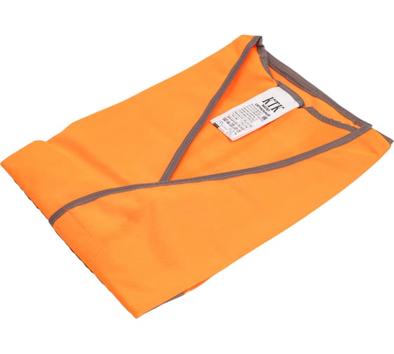Изображение товара Жилет сигнальный Костромская Текстильная Компания тип 3 трикотажное полотно, 120, 350, застежка велкро, Оранжевый, 2XL (112-116), 170-176 4680641977631