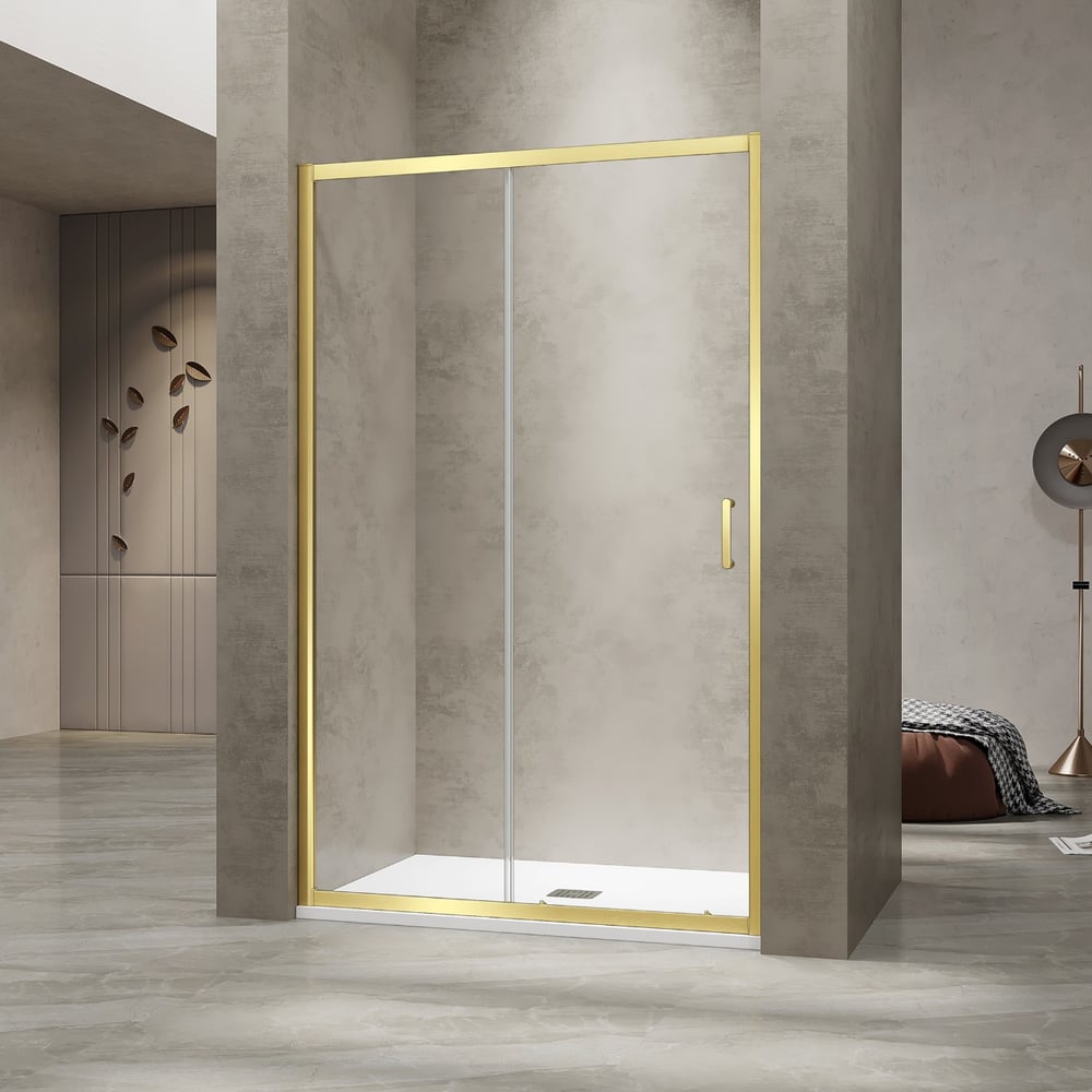 Изображение товара Душевая дверь RGW 170*195 Золото браш стекло 6 мм раздвижная