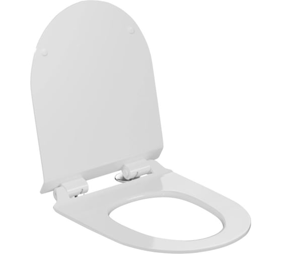 Изображение товара Сиденье для унитаза-моноблока WAVE KORAL дюропласт, микролифт, белый глянец 555172
