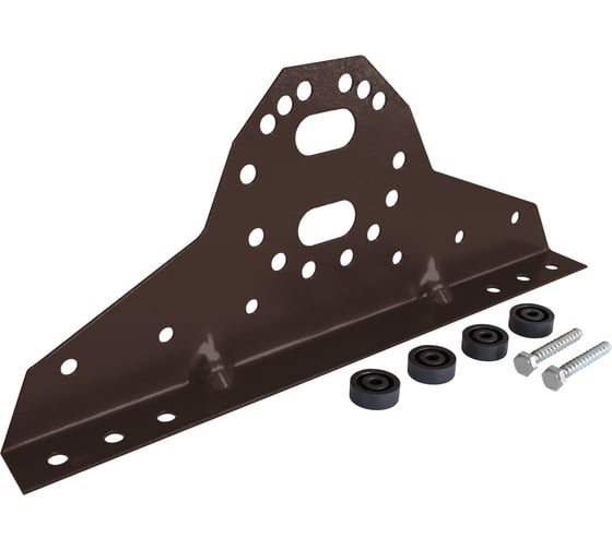 Изображение товара Кронштейн снегозадержателя Grand Line NEW RAL 8017, 089258