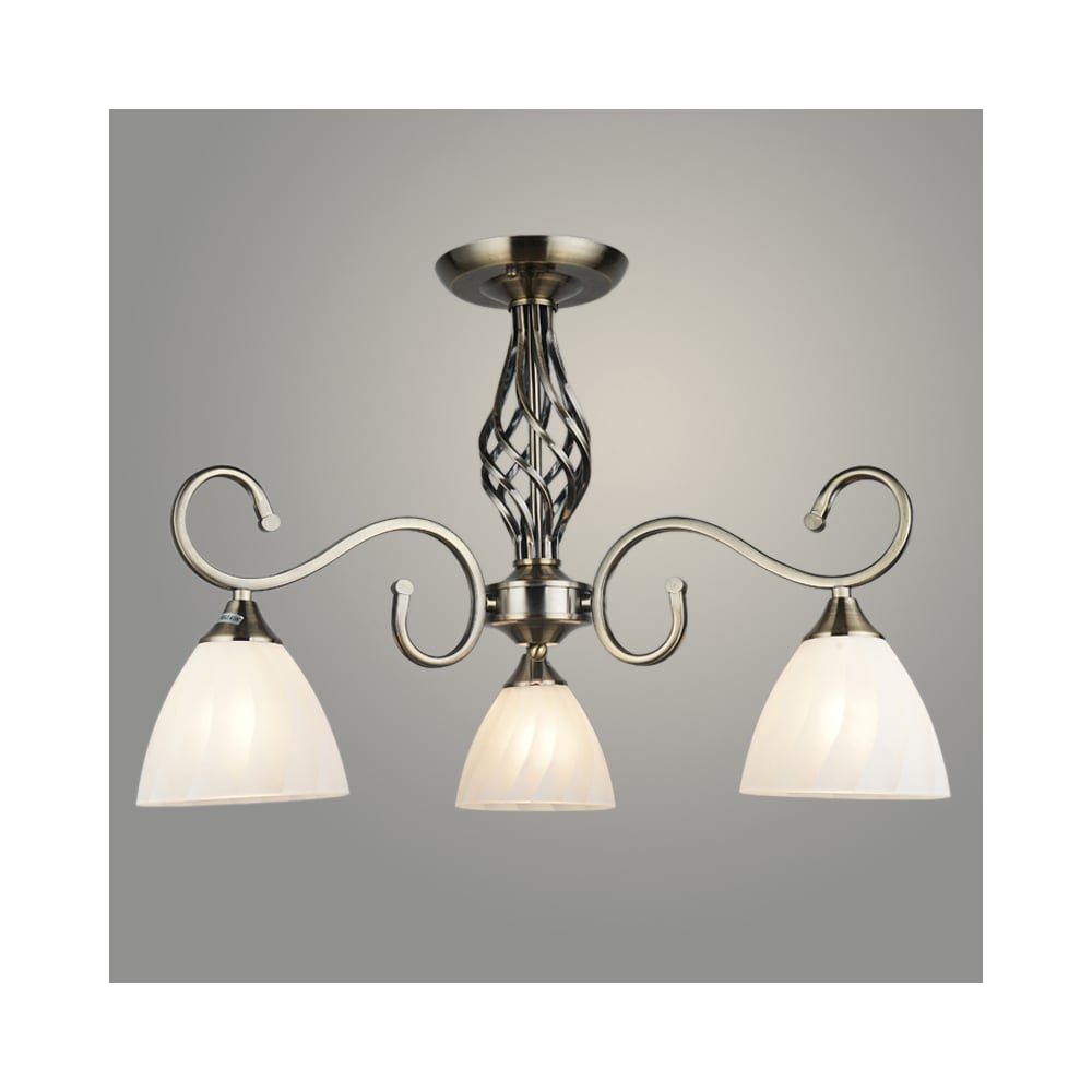 Изображение товара Люстра Росток N2590/3 AB бронза 3x60W E27 классика