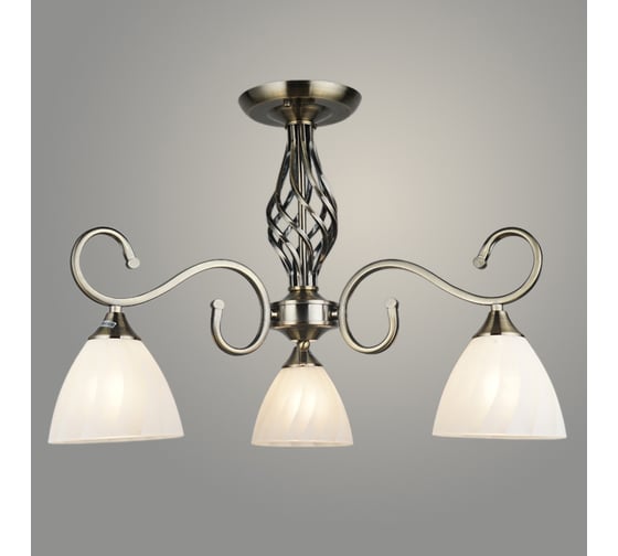 Изображение товара Люстра Росток N2590/3 AB бронза 3x60W E27 d600 h390, QH20 987696002