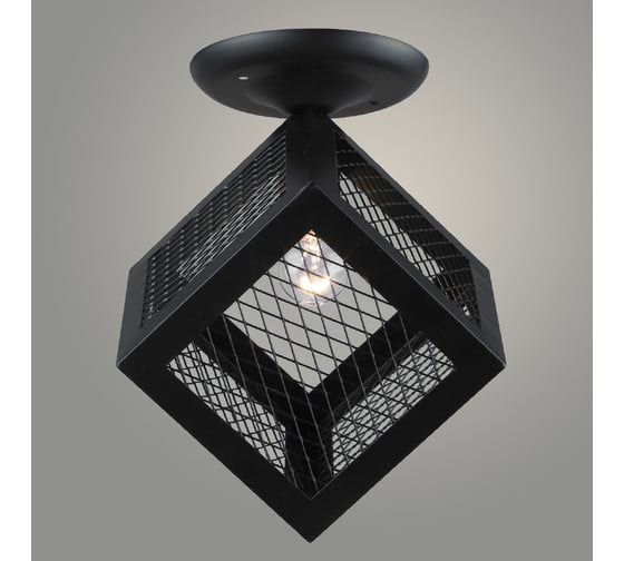 Изображение товара Люстра Росток N5523/1H BK черный 1x60W E27 d255 h300, QH23 988032788