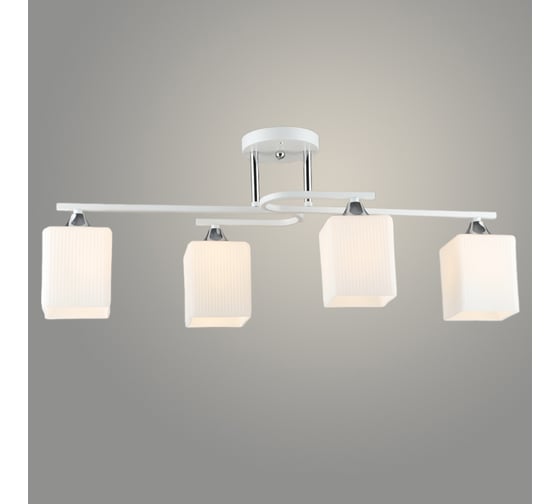 Изображение товара Люстра Росток N6193/4 WT+CH белый/хром 4x60W E27 d695 h265, QH24 988385483