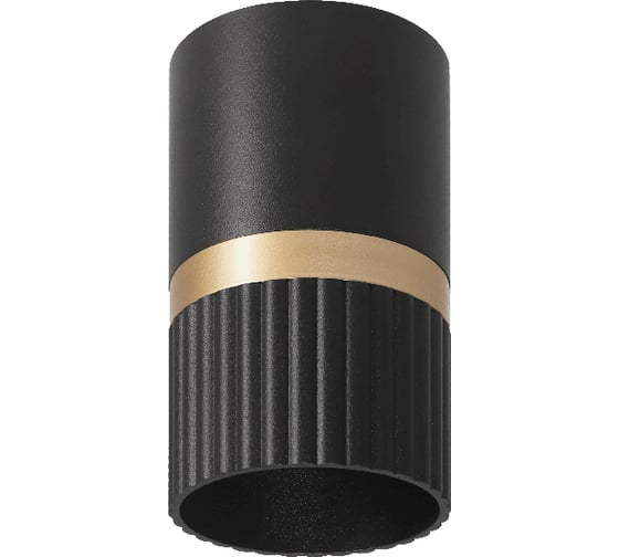 Изображение товара Накладной светильник WOLTA DUO под лампу GU10 Чёрный/золото WSL-GU10/19BG