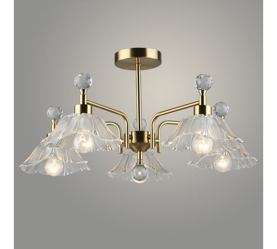 Изображение товара Люстра Росток N6181/5 COP медь 5x60W E27 d635 h320, QH24 988385480