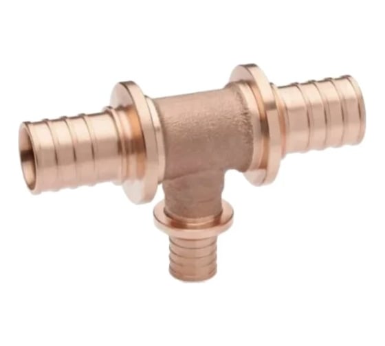 Изображение товара Тройник РЕХАУ 25, 16, 25, бронза (RX+), с уменьшенным боковым проходом 14570623001