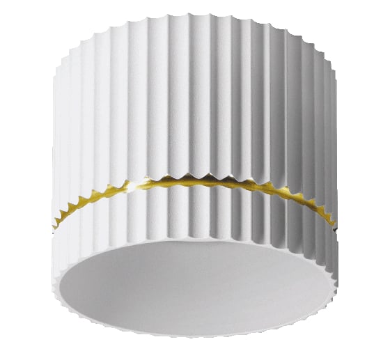 Изображение товара Накладной светильник WOLTA NIMB под лампу GX53 Белый/золото WSL-GX53/18WG