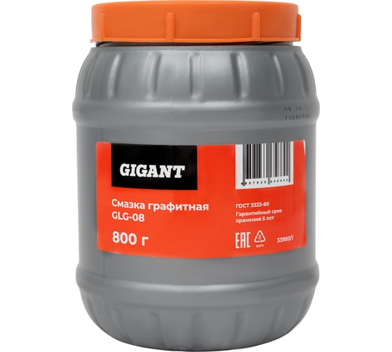 Изображение товара Графитная смазка Gigant 800г GLG-08
