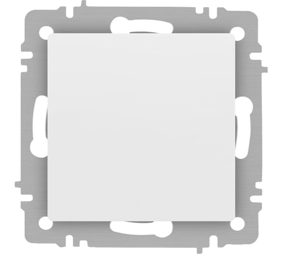 Изображение товара Переключатель Intro Accent 610301М, 10А250В, IP20, СУ, Accent, AL/CU, белый матовый Б0063476