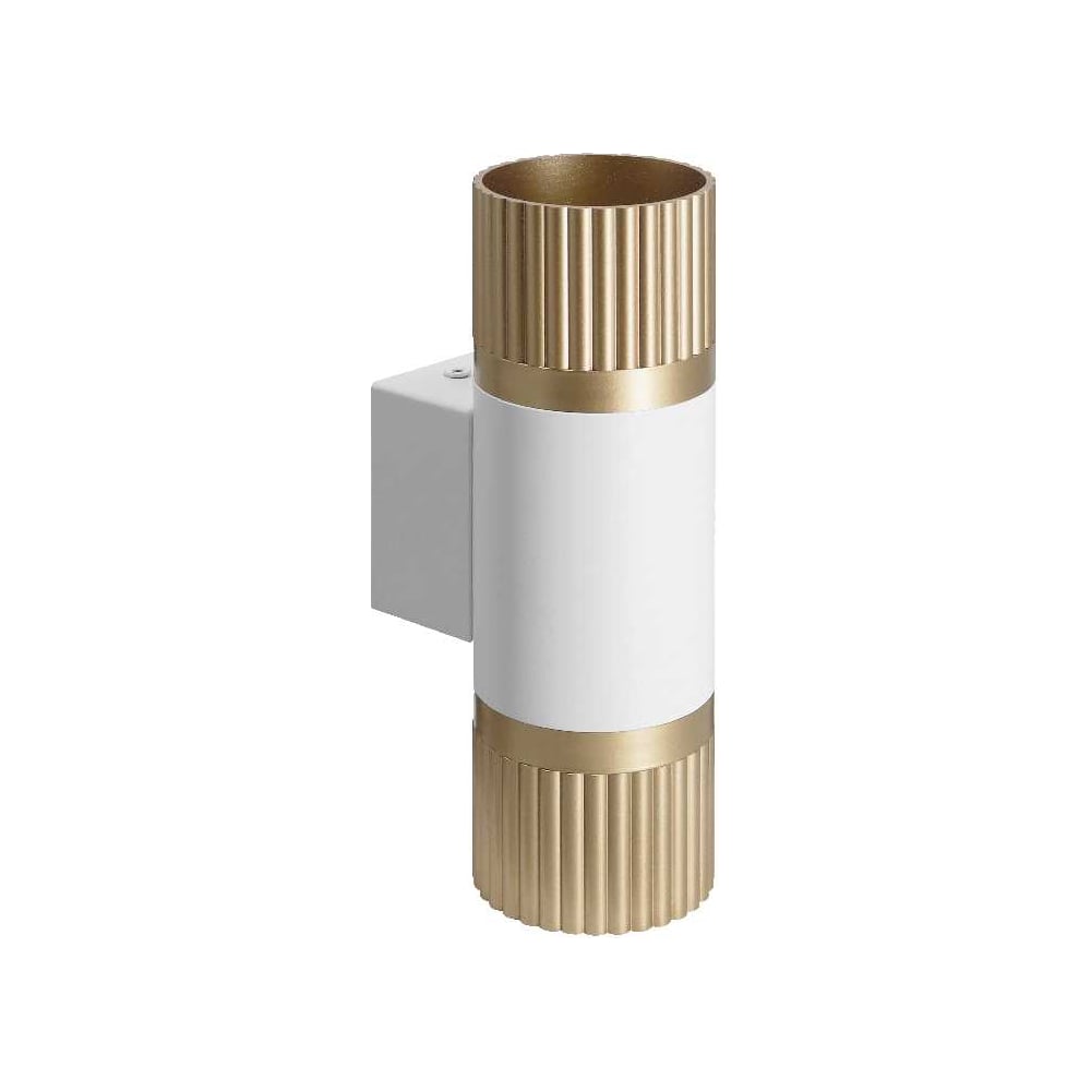 Изображение товара Настенный светильник WOLTA DUO GU10 белый/золото на 2 лампы