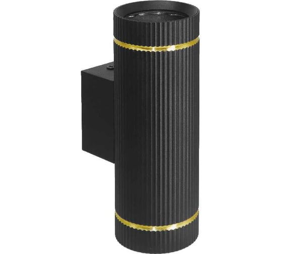 Изображение товара Настенный светильник WOLTA NIMB под лампу GU10 Чёрный/золото WSL-GU10/W18BG-2