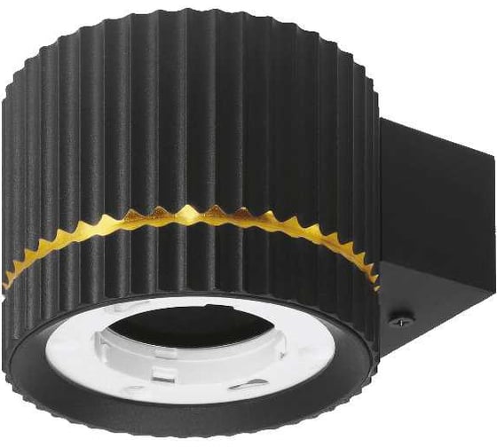 Изображение товара Настенный светильник WOLTA NIMB под лампу GX53 Чёрный/золото WSL-GX53/W18BG