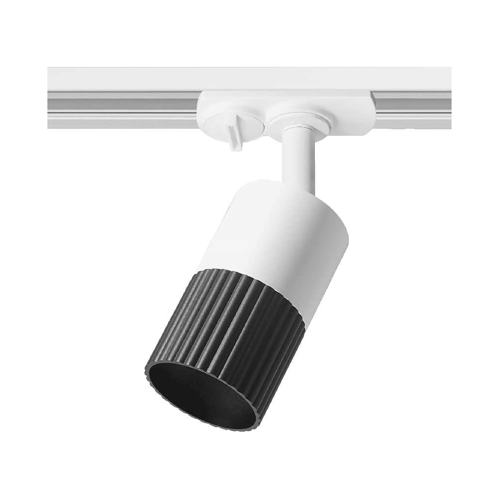 Изображение товара Трековый светильник WOLTA DUO GU10 белый/черный