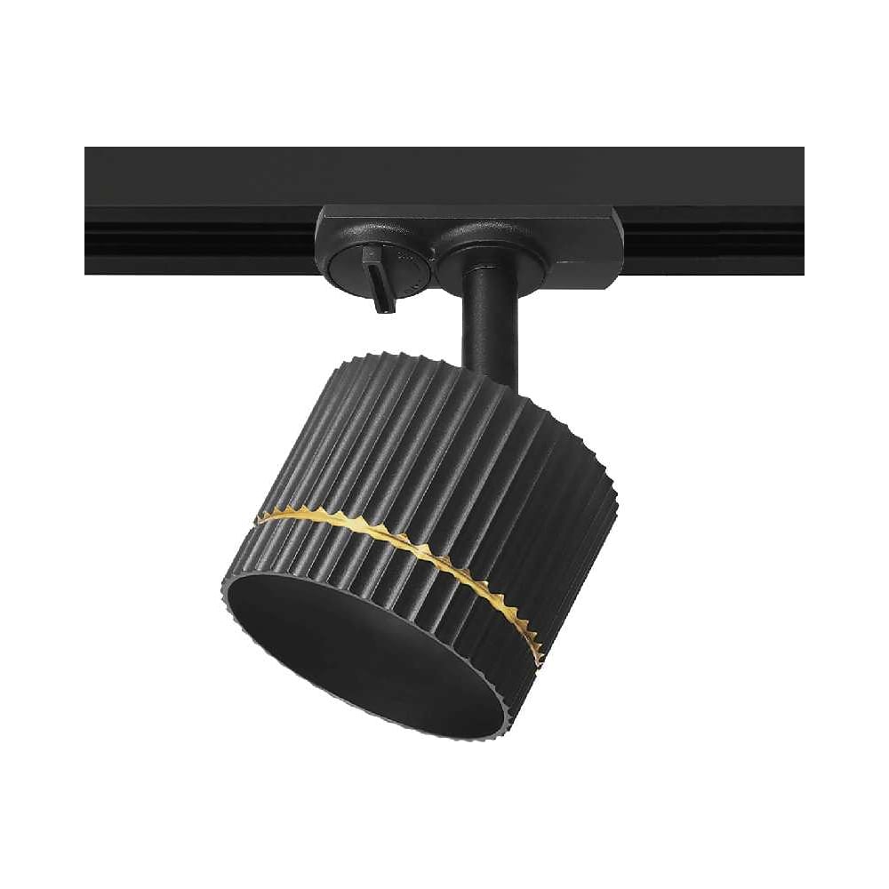 Изображение товара Трековый светильник WOLTA NIMB GX53 черный золото для трековой системы