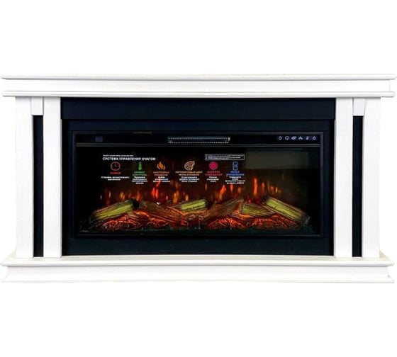 Изображение товара Каминокомплект InterFlame Квинт с Freespace40 белый