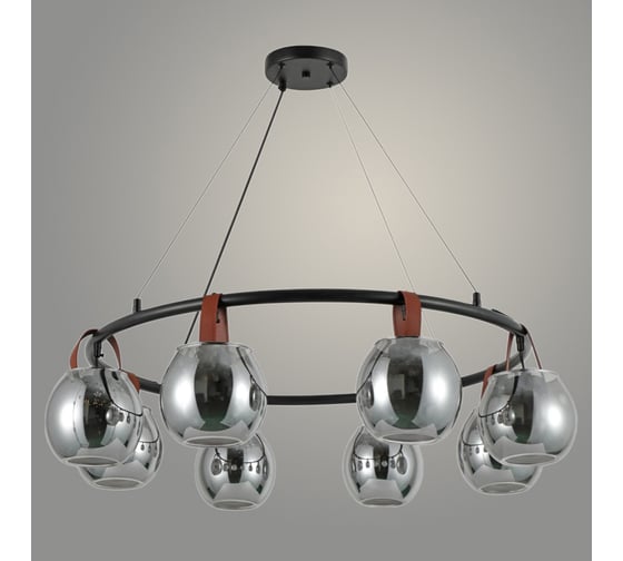 Изображение товара Люстра Росток 321021/8 BK черный 8x40W E27 d850 h1050, GNV24 988385891