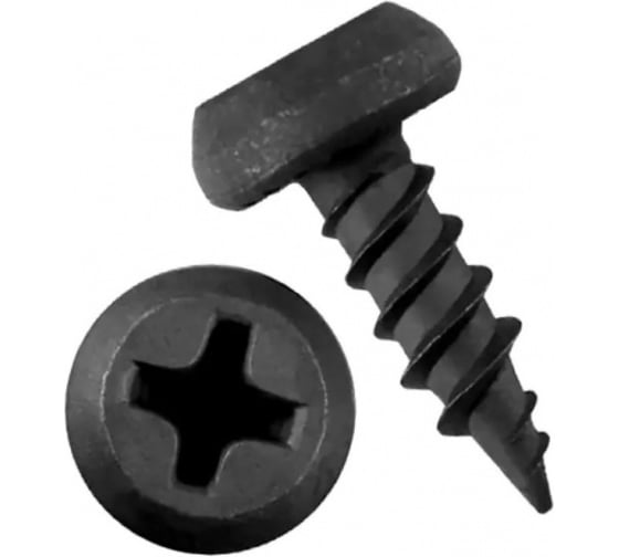 Изображение товара Саморез "клоп" ООО "Клинский метизный завод" по металлу, острый, 3,5x11, фосфат, коробка 2 кг СКЛОФ003511-2