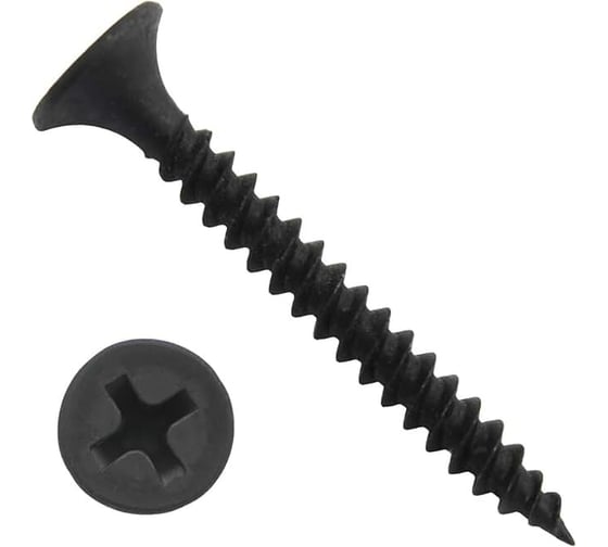 Изображение товара Саморез ООО "Клинский метизный завод" мелкий-частый шаг, 3,5x51, фосфат, коробка 2 кг СМЧ003551-2