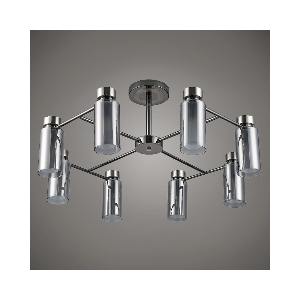 Изображение товара Люстра Росток 74338/8 NK никель 8x60W E14 современный дизайн