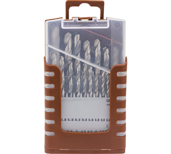 Изображение товара Набор сверл по металлу FORSTIME HSS, 21 предмет FT-924U21S(64489)