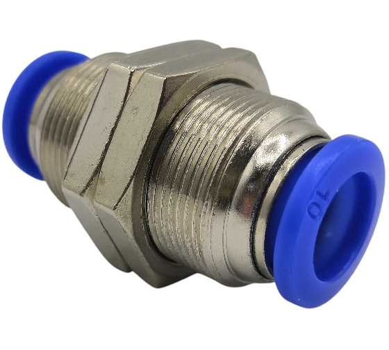 Изображение товара Соединитель цанговый Контактная Механика трубка 10мм KZPM10