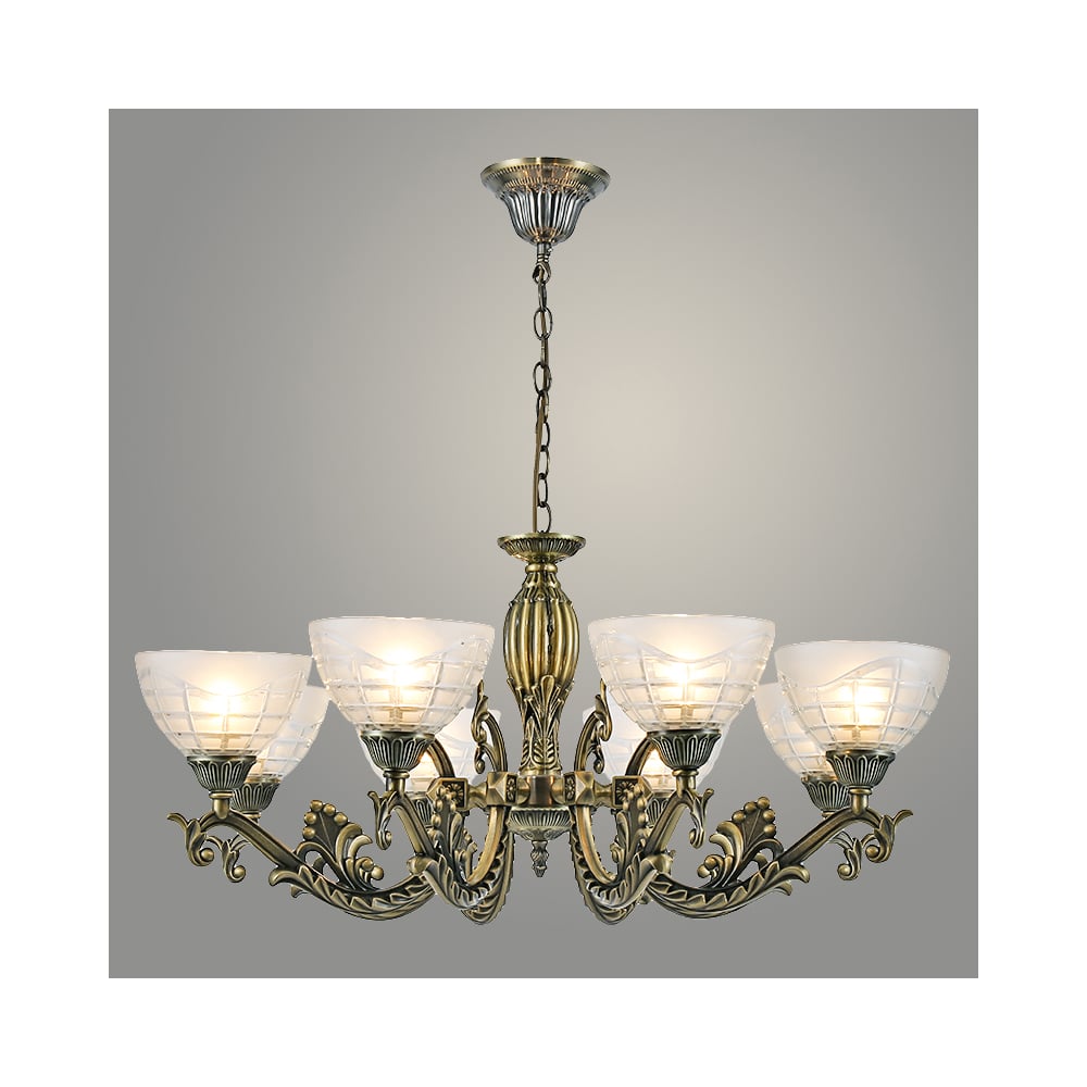 Изображение товара Люстра Росток 74439/8 AB бронза 8x40W E27 классика для интерьера