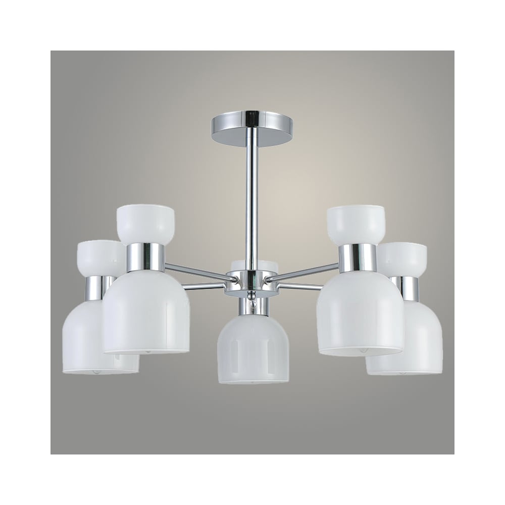 Изображение товара Люстра Росток 74664/5 CH хром 5x40W E14 современная накладная светильник