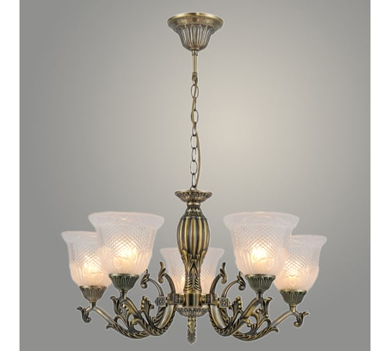 Изображение товара Люстра Росток 74630/5 AB бронза 5x40W E27 d580 h680, GNV24 988385199