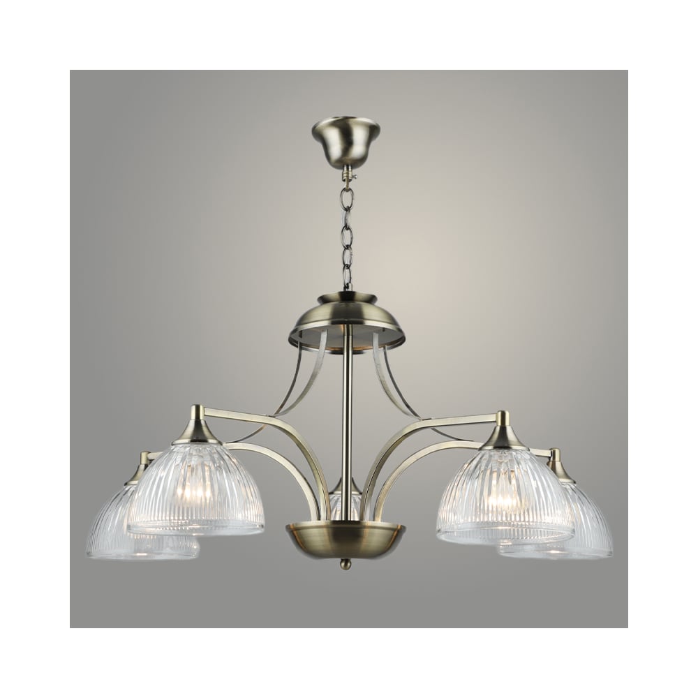 Изображение товара Люстра Росток KH2200/5 AB бронза 5x60W E27 современная подвесная