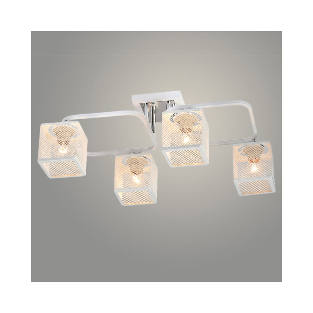 Изображение товара Люстра Росток 07271/4 WT+CR белый/хром для modern интерьера