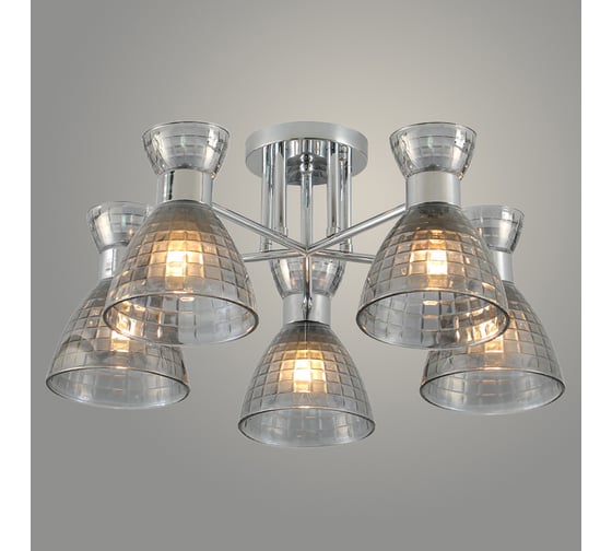 Изображение товара Люстра Росток 07305/5 CH хром, 5x40W, E27, d550, h240, GNV24 988385926