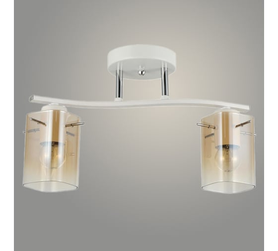 Изображение товара Люстра Росток 07368/2 WT+CR белый/хром, 2x40W, E27, d370, h220, GNV24 988384382