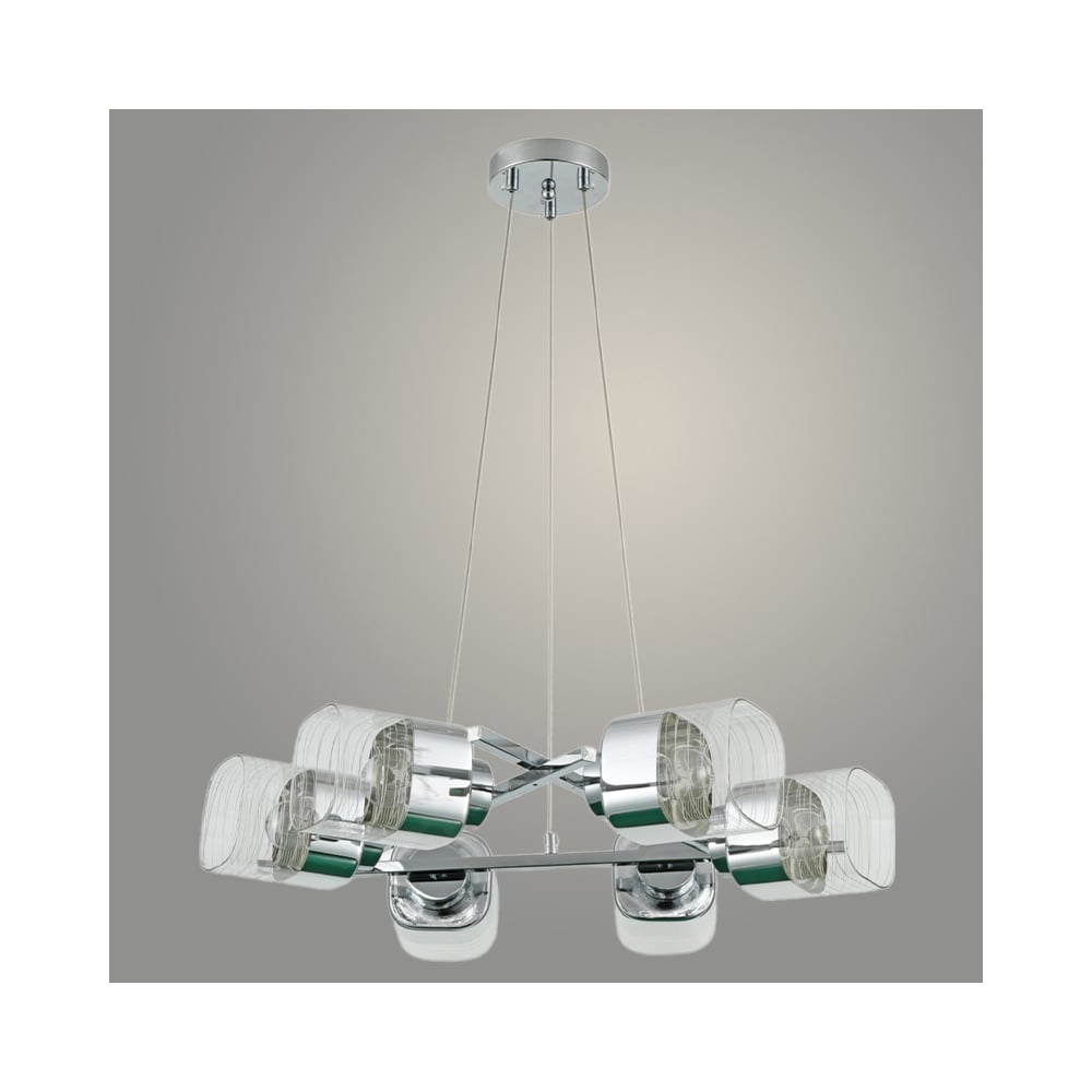Изображение товара Люстра Росток 07372/6 CR хром с 6 лампами E27 дизайн модерн