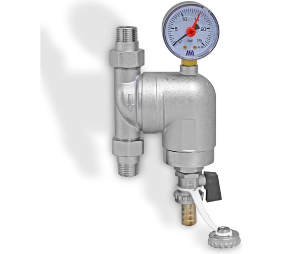 Изображение товара Фильтр поворотный с манометром Millennium 1/2" штуцер/штуцер (100 мкм) FBRP1210