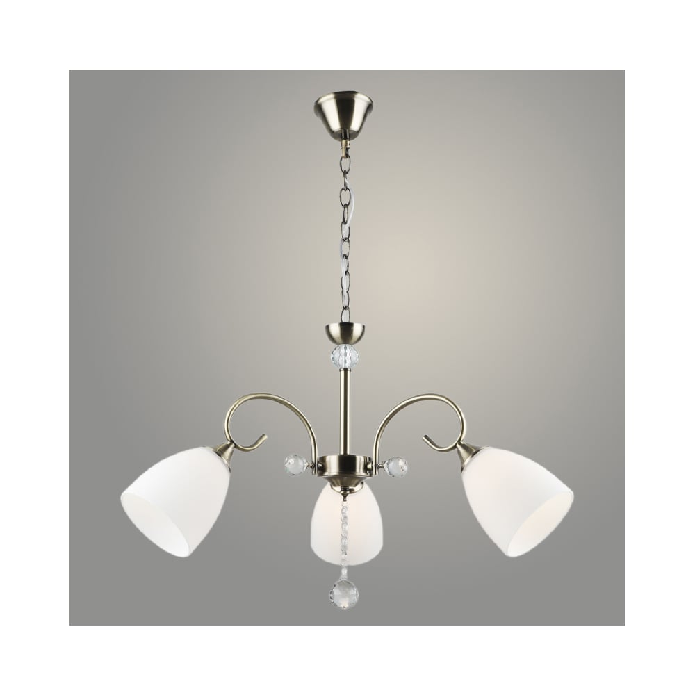 Изображение товара Люстра подвесная Росток NH6157/3 AB бронза классика 3x60Вт E27