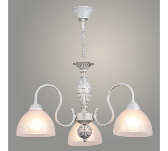 Изображение товара Люстра Росток NH6005/3 WG белый, патина, 3x60W, E27, d590, h580, QH24 988385508