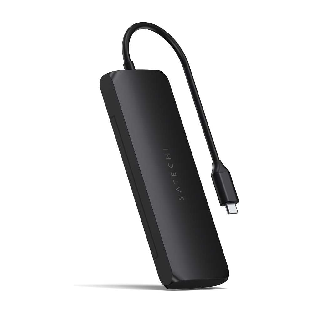 Изображение товара Адаптер SATECHI USB-C Hybrid Multiport Adapter with SSD Enclosure, черный ST-UCHSEK