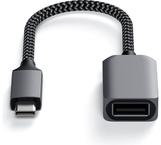 Изображение товара Кабель-адаптер SATECHI USB-C to USB 3.0, серый космос ST-UCATCM