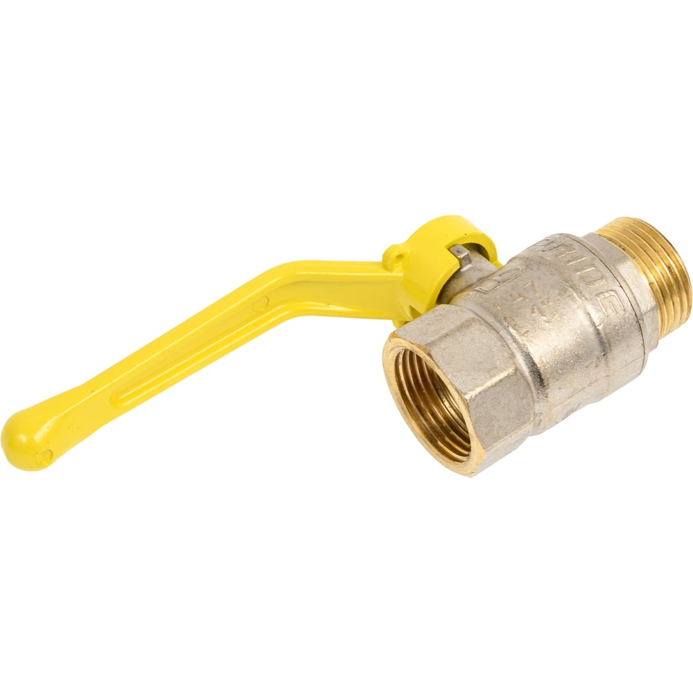 Изображение товара Кран шаровой латунный LD Pride 47.25.В-Н.Р GAS Ду 25 Ру 40 с рычагом