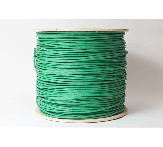 Изображение товара Кабель витопарный SPL категории 6, U/UTP, 23 AWG, 4x2х0,58, LSZH нг(A)-HF, для внутренней прокладки, зеленый, коробка 500 м. 500002