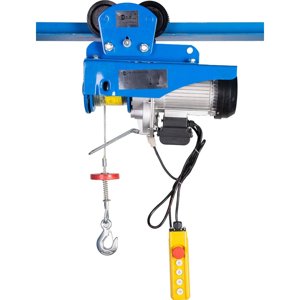 Изображение товара Электрическая таль TOR PA 600/1200 кг с тележкой 20 м