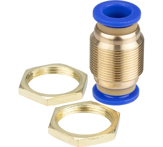 Изображение товара Фитинг латунный цанговый ARMA с накидной гайкой 10 мм CMF-10