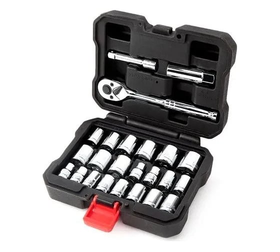 Изображение товара Набор торцевых головок с трещоткой и удлинителем WORKPRO 24шт WP202541