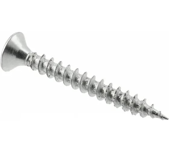Изображение товара Шуруп по дереву и ДСП GTV IRONFAST 3,5x16, PZ2, сталь, белый цинк, 1000 шт. WK-IF-PW3516-01