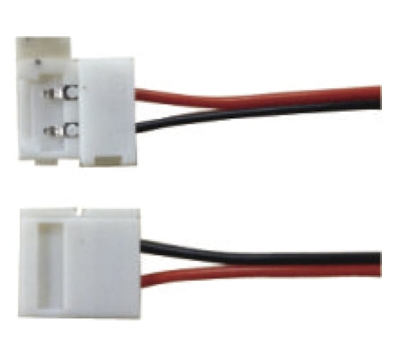 Изображение товара Разъем для подключения к источнику питания LED ленты VARTON 4,8 и 9,6W/m IP20 8mm (10 шт. в упак) V4-R0-70.0024.KIT-0817