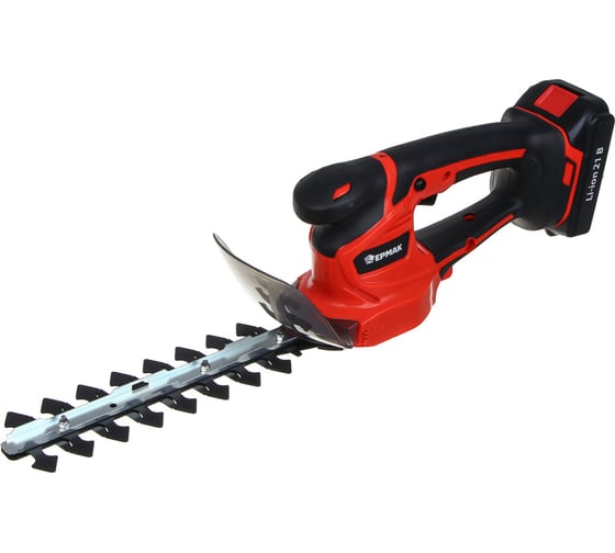 Изображение товара Ножницы-кусторез садовые аккумуляторные ЕРМАК длина лезвия 20 см, 2500 резов/мин, 21 В, 1.5 Ач, 691-080